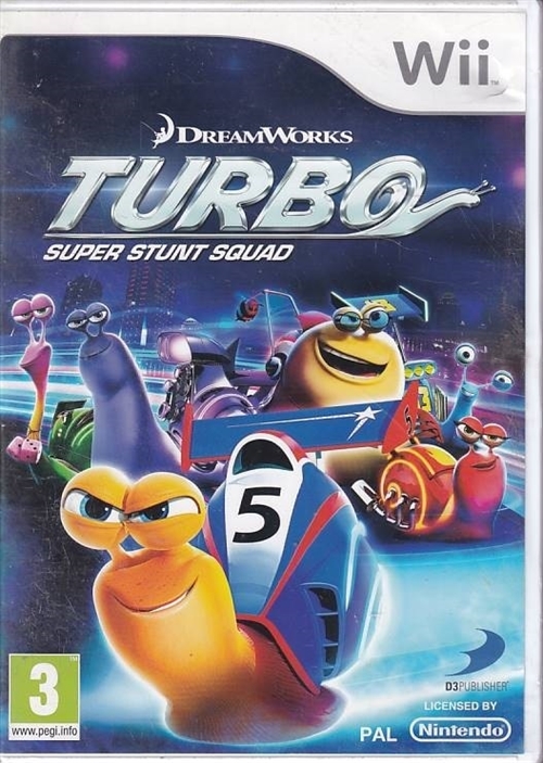 Dreamworks Turbo Super Stunt Squad - Wii - (B Grade) (Used) (eng)